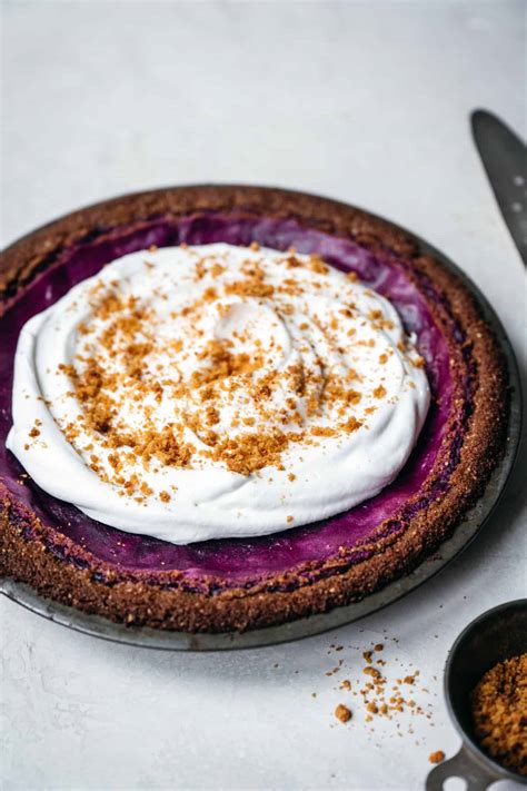 Vegan Purple Sweet Potato Pie (Gluten Free) | Crowded Kitchen