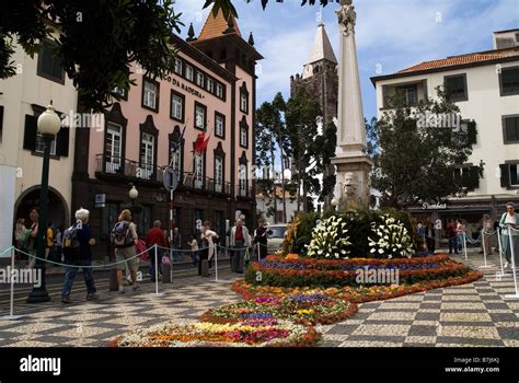 dh Flower Festival FUNCHAL MADEIRA Tapestry of flower decorating city ...