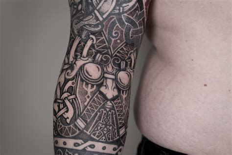 Viking Sleeve - Nordic ornament - Pradd Tattoo