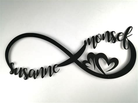 Infinity Sign Name Infinity Sign Containing Names Valentine - Etsy