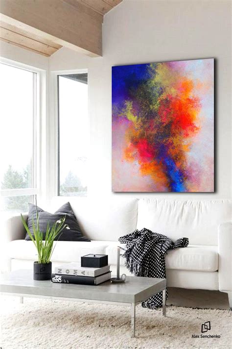 Large Wall Art Original Abstract Painting for Decor Contemporary Wall ...