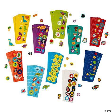 Bulk 100 Pc. Sticker Sheet Assortment | Oriental Trading