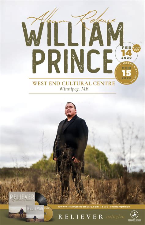 The Winnipeg Folk Festival presents William Prince's Reliever Album ...