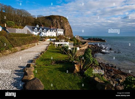 United Kingdom Northern Ireland County Antrim Portbradden harbour Stock ...