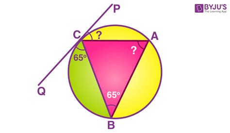 Alternate Segment Theorem (Statement, Proof and Examples)