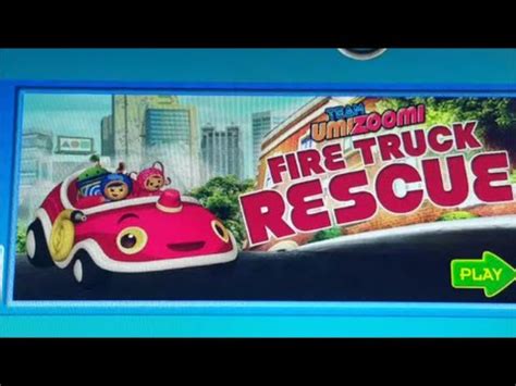 Team Umi Zoomi Fire Truck Rescue - YouTube