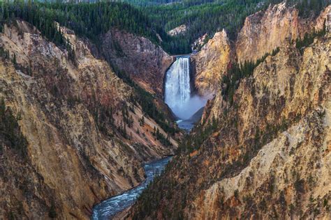 Grand Canyon Of Yellowstone Waterfall Fine Art Print | Joseph C. Filer