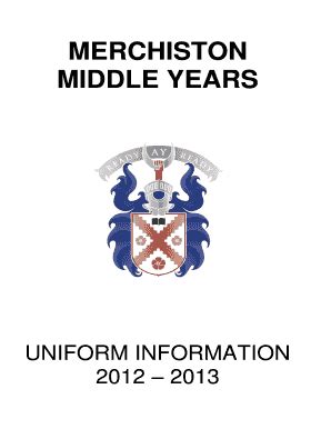 Merchiston Castle School Uniform - Fill Online, Printable, Fillable ...