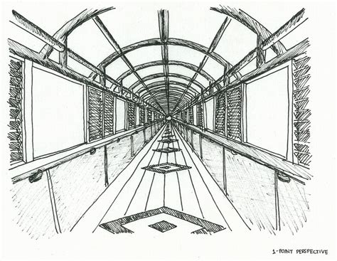 Design & Visualization: SJ18 - Perspective drawings! (One - point ...