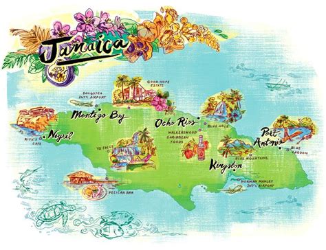 Jamaica Attractions Map