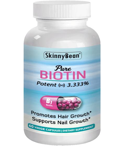 PURE biotin vitamins best natural for skin and hair - Walmart.com