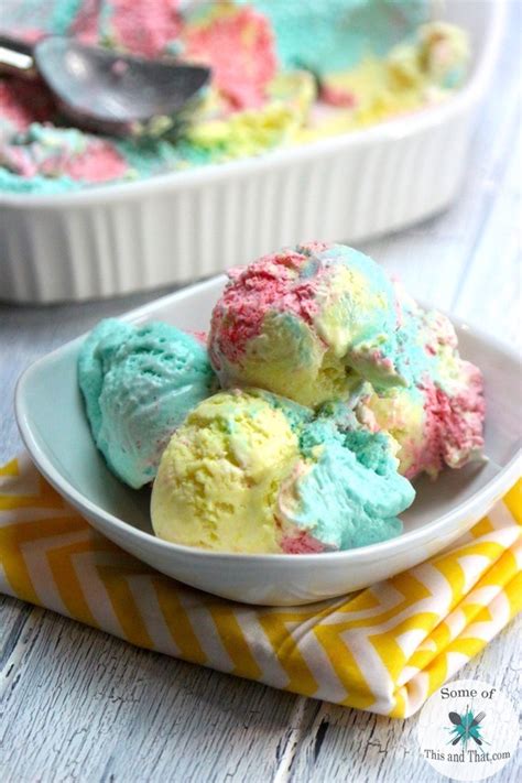 Superman Ice Cream Recipe! No Churn! - Some of This and That