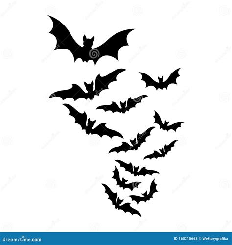 Halloween Bats Vector Illustration | CartoonDealer.com #2700318