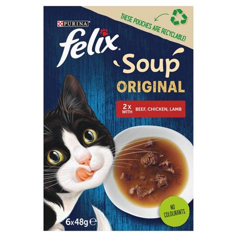 Felix Soup Cat Food Farm Selection | Ocado