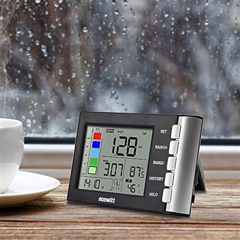 WH5360B High Precision Digital Rain Gauge Wireless Self-emptying ...