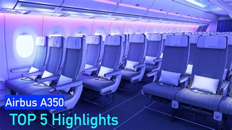 Airbus A350: Interior Cabin tour of the A350 - YouTube