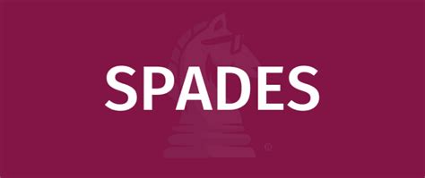 Spades Card Game Rules - How to play Spades the card game