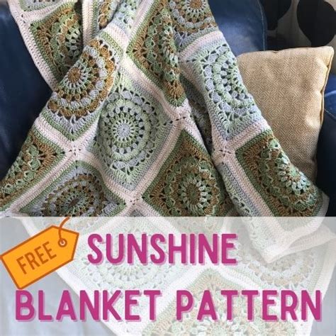 FREE Sunshine Blanket Crochet Pattern - Adventures in Crafting