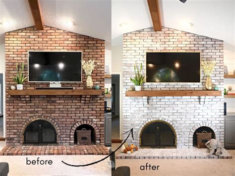 DIY Red Brick Fireplace Makeover Ideas - The DIY Nuts