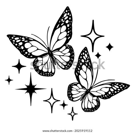 5,147 Butterfly Stencil Images, Stock Photos & Vectors | Shutterstock