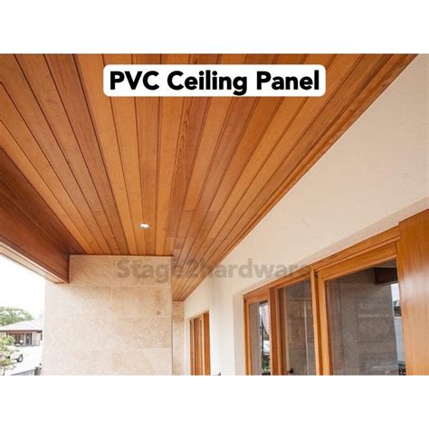 6Ft PVC Ceiling Wall Panel Home Ceiling/Wall Waterproof 20cm x 8mm ...