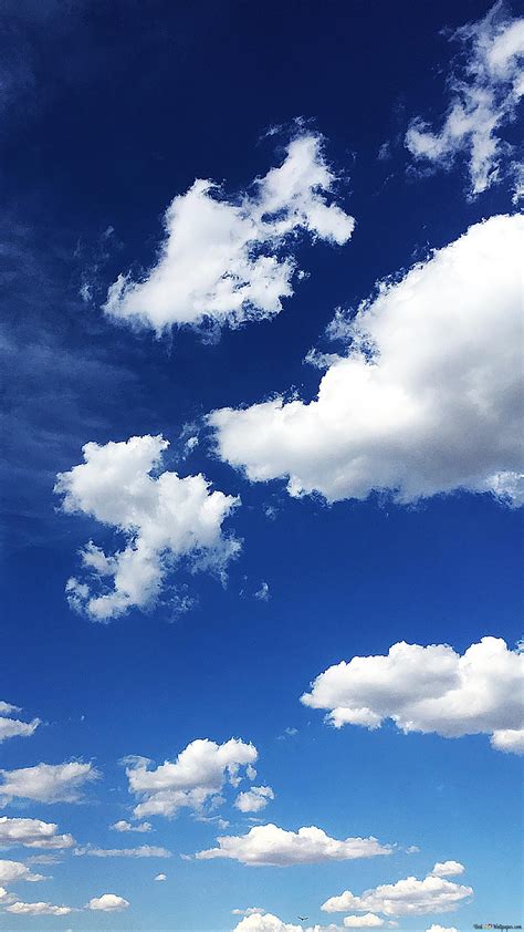 Blue sky and clouds HD wallpaper download