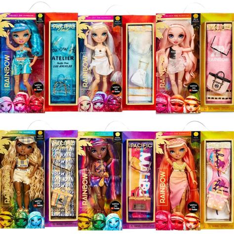 RAINBOW HIGH PACIFIC COAST FASHION DOLL ASSORTED