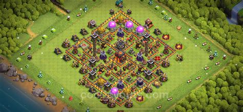 Trophy (Defense) Base TH10 with Link, Legend League - Clash of Clans ...