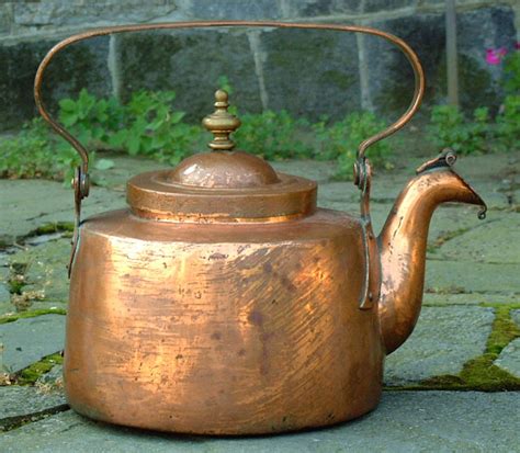 Antique Copper Tea Kettle circa 1800