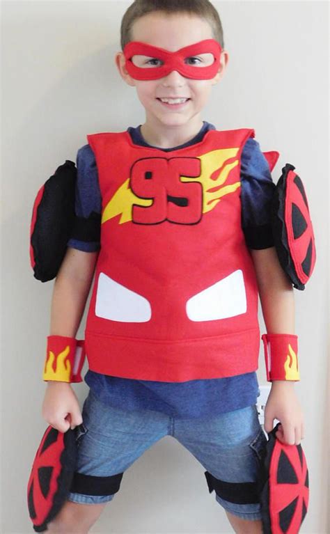 Race Car Costume//Lightning McQueen Costume | Etsy | Lightning mcqueen ...