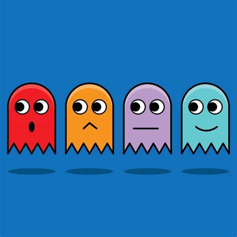 The Illustration of Pacman Ghost 21884924 Vector Art at Vecteezy