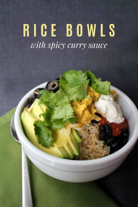 Rice Bowl with Spicy Curry Sauce | Recipes