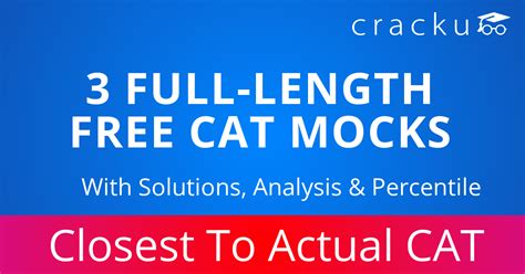 Free CAT Mocks | Mock test, Mocking, Free cats