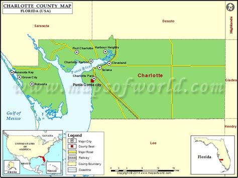 Charlotte County Map, Florida