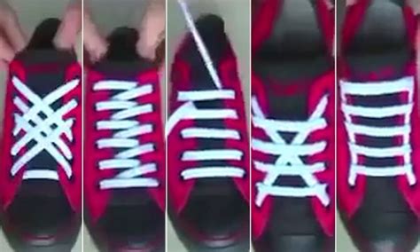 Ingenious video demonstrates five ways to tie your laces like a pro ...