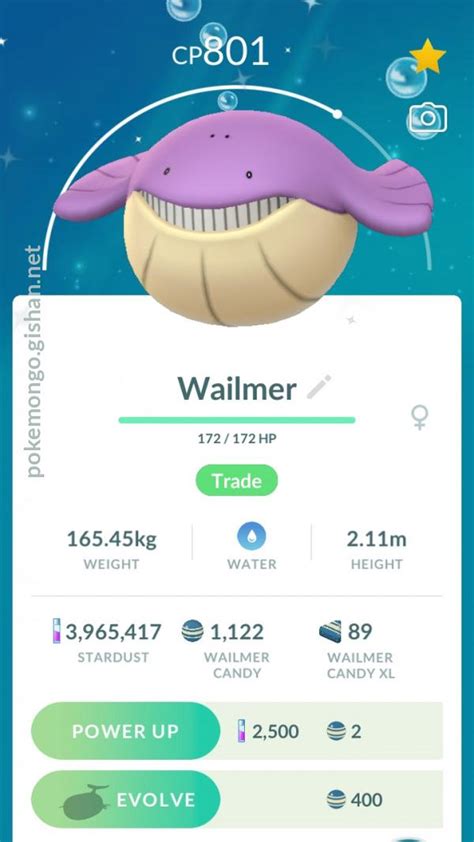 Shiny Wailmer - Pokemon Go