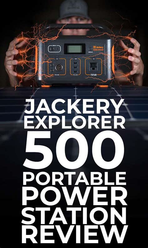 Jackery Explorer 500 Portable Power Station Review - EXPLORIST.life