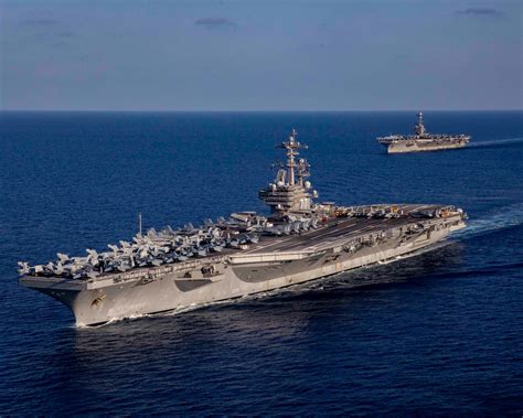 We have the watch: George H.W. Bush Carrier Strike Group relieves Harry ...