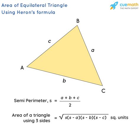 Area of an Equilateral Triangle - Formula, Examples, Definition