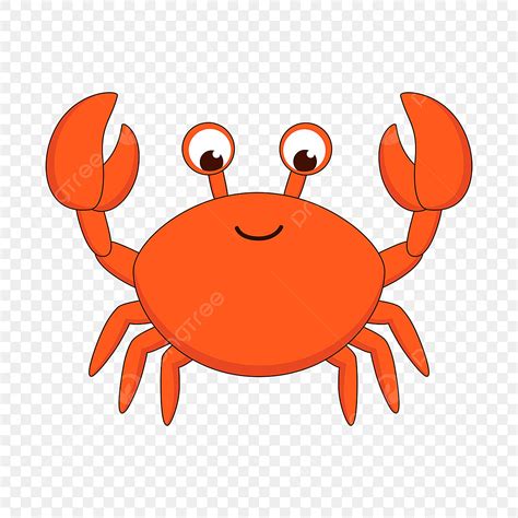 Crab Cartoon Clipart PNG Images, Crab Clipart Clip Art Style Cartoon ...