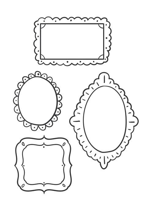 Template For Scalloped Border - 10 Free PDF Printables | Printablee