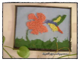 Oviyam Art & Crafts: Wall Hanging Painting with Thermocol balls