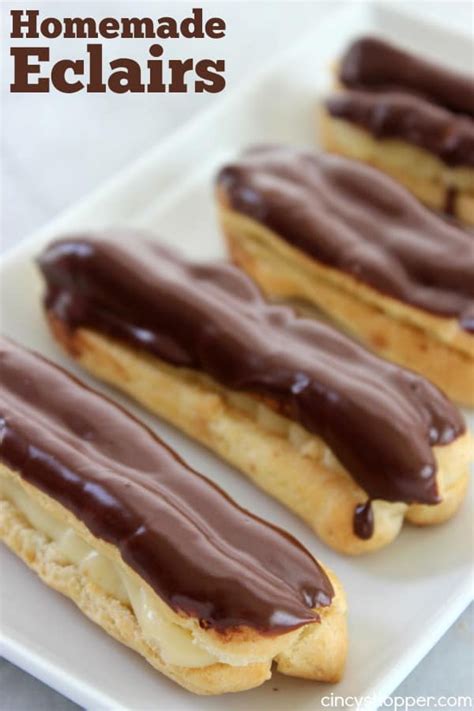 Homemade Eclairs | Recipe | Eclair recipe, Desserts, Eclairs