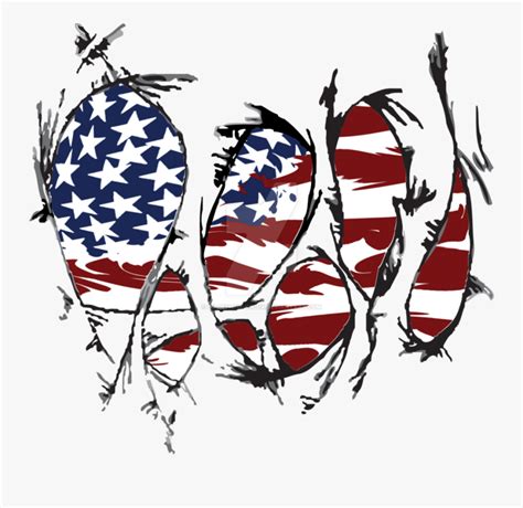 Torn American Flag By - Torn American Flag Design , Free Transparent ...