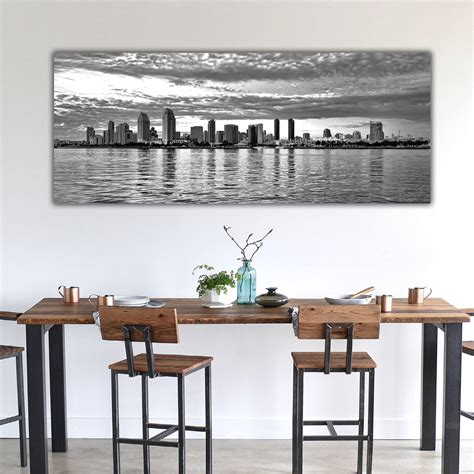 San Diego Skyline Canvas Wall Art | Holy Cow Canvas