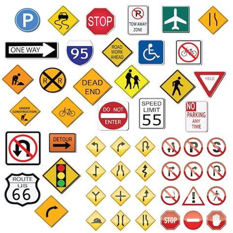 Road Sign Clipart Traffic Signs Svg Bundle Traffic Signs Road - Etsy