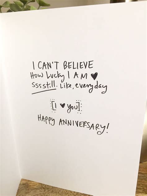 One Year Anniversary Card for her Paper Anniversary