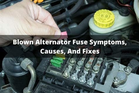 Blown Alternator Fuse Symptoms, Causes, And Fixes