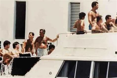 Nicodemo “Little Nicky” Scarfo former Philadelphia boss on his boat ...