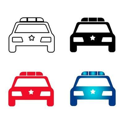 Police Car Silhouette Vector Art, Icons, and Graphics for Free Download